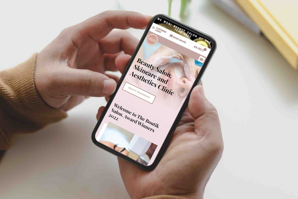The Boutik Salon Website